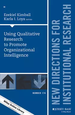 Using Qualitative Research to Promote Organizational Intelligence, Ezekiel Kimball