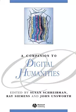 A Companion to Digital Humanities, Susan Schreibman