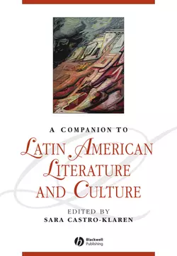 A Companion to Latin American Literature and Culture 