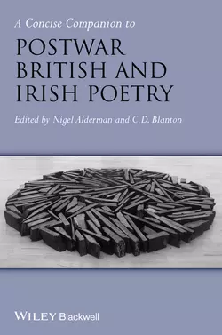 A Concise Companion to Postwar British and Irish Poetry, Nigel Alderman