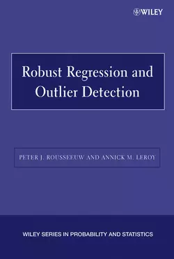 Robust Regression and Outlier Detection, Peter Rousseeuw