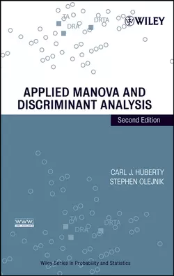 Applied MANOVA and Discriminant Analysis, Stephen Olejnik