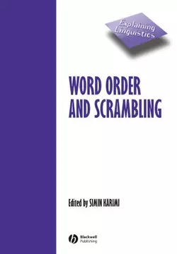 Word Order and Scrambling 