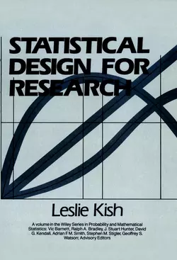 Statistical Design for Research 