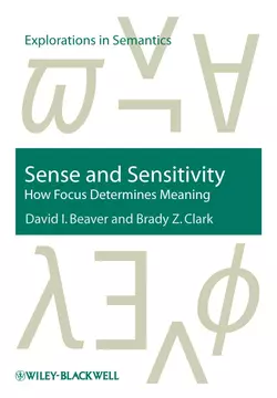 Sense and Sensitivity, David Beaver