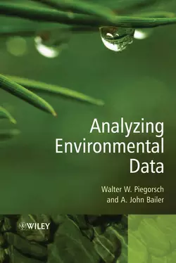 Analyzing Environmental Data Walter Piegorsch и A. Bailer