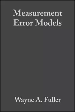 Measurement Error Models 