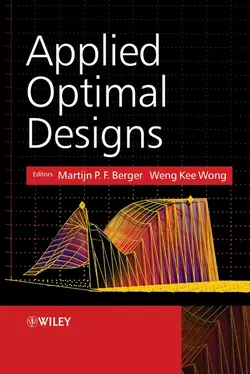 Applied Optimal Designs, Weng-Kee Wong