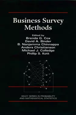 Business Survey Methods Anders Christianson и David Binder