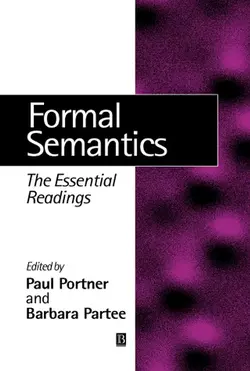 Formal Semantics, Barbara Partee