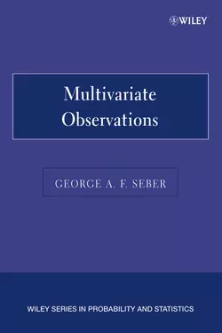 Multivariate Observations, George A. F. Seber