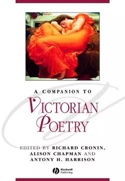 A Companion to Victorian Poetry, Richard Cronin