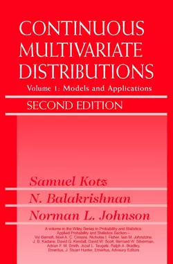 Continuous Multivariate Distributions  Volume 1 N. Balakrishnan и Samuel Kotz