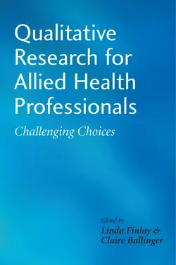 Qualitative Research for Allied Health Professionals, Linda Finlay