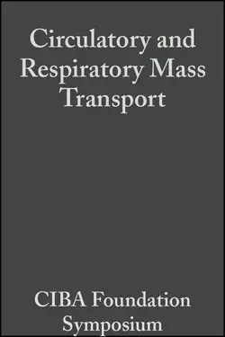 Circulatory and Respiratory Mass Transport CIBA Foundation Symposium