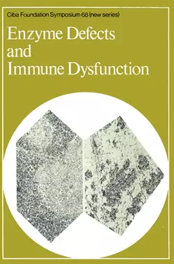 Enzyme Defects and Immune Dysfunction, CIBA Foundation Symposium