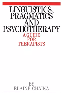 Linguistics  Pragmatics and Psychotherapy 