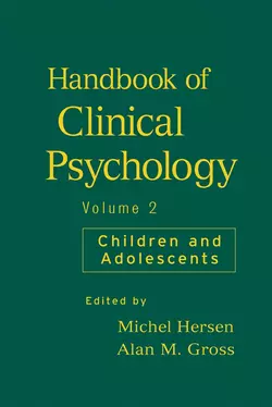 Handbook of Clinical Psychology, Volume 2, Michel Hersen