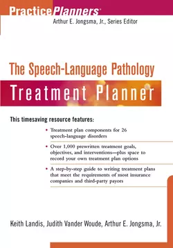 The Speech and Language Pathology Treatment Planner, Keith Landis