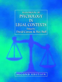 Handbook of Psychology in Legal Contexts, David Carson