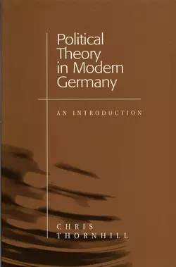 Political Theory in Modern Germany 