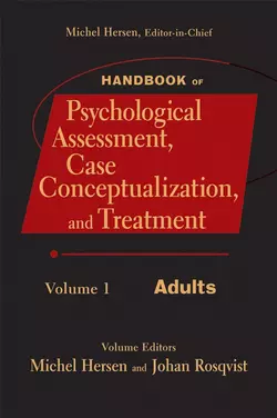 Handbook of Psychological Assessment, Case Conceptualization, and Treatment, Volume 1, Michel Hersen