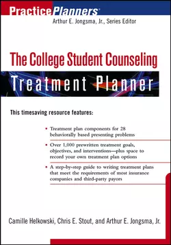 The College Student Counseling Treatment Planner, Camille Helkowski