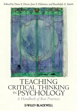 Teaching Critical Thinking in Psychology, Jane Halonen