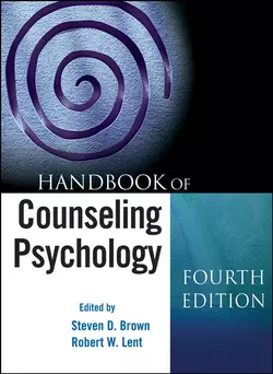 Handbook of Counseling Psychology, Robert Lent