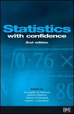 Statistics with Confidence, David Machin