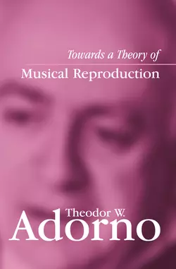 Towards a Theory of Musical Reproduction, Henri Lonitz