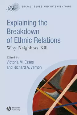 Explaining the Breakdown of Ethnic Relations, Richard Vernon