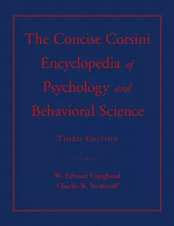 The Concise Corsini Encyclopedia of Psychology and Behavioral Science, W. Craighead