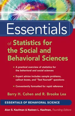 Essentials of Statistics for the Social and Behavioral Sciences, Barry Cohen