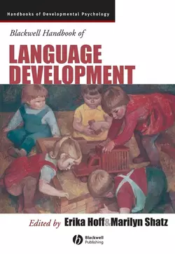 Blackwell Handbook of Language Development, Marilyn Shatz