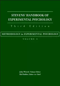 Stevens′ Handbook of Experimental Psychology, Methodology in Experimental Psychology, Hal Pashler