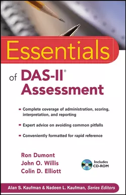 Essentials of DAS-II Assessment, Ron Dumont