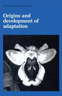 Origins and Development of Adaptation, CIBA Foundation Symposium