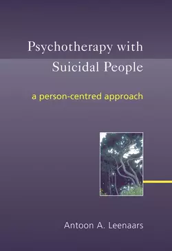 Psychotherapy with Suicidal People 