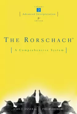 The Rorschach, Advanced Interpretation, Philip Erdberg