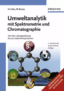 Umweltanalytik mit Spektrometrie und Chromatographie, Hubert Hein