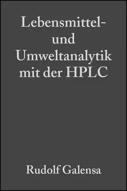 Lebensmittel- und Umweltanalytik mit der HPLC, Hans Bohm