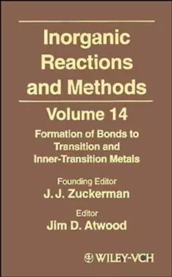 Inorganic Reactions and Methods, The Formation of Bonds to Transition and Inner-Transition Metals, A. Hagen