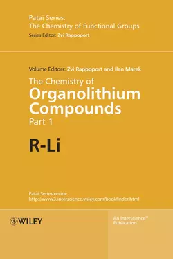 The Chemistry of Organolithium Compounds, Zvi Rappoport