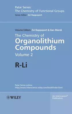 The Chemistry of Organolithium Compounds, Zvi Rappoport