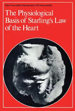 The Physiological Basis of Starling′s Law of the Heart CIBA Foundation Symposium