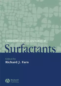 Chemistry and Technology of Surfactants, Richard Farn