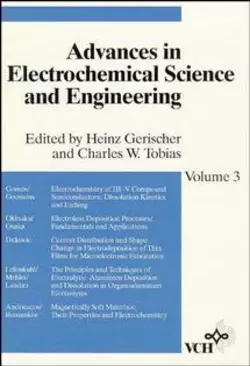 Advances in Electrochemical Science and Engineering, Heinz Gerischer