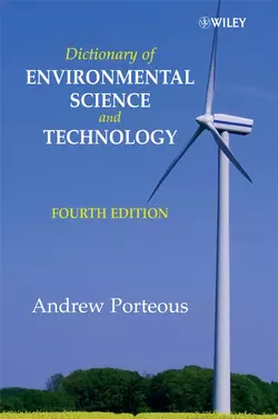 Dictionary of Environmental Science and Technology, Andrew Porteous