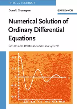 Numerical Solution of Ordinary Differential Equations, Donald Greenspan